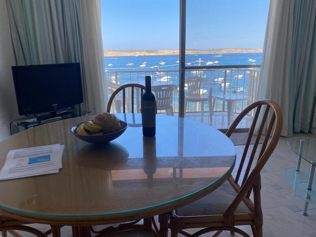 Sea Front Apartment At Mellieha Bay, Malta! Kültér fotó